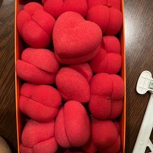Heart shaped curling foam 12pcs